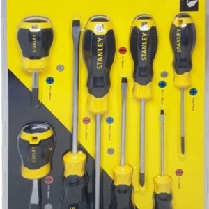 Bộ tuốc nơ vít dẹp và bake 8 cây Stanley STMT66673
