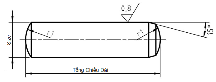 Chốt định vị D6x10 - Ảnh 2